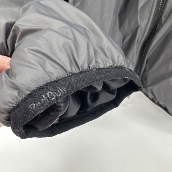 Red Bull Distribution Jacket Mens 3XL Gray Full Zip Lined Long Sleeve Bomber - Picture 6 of 11